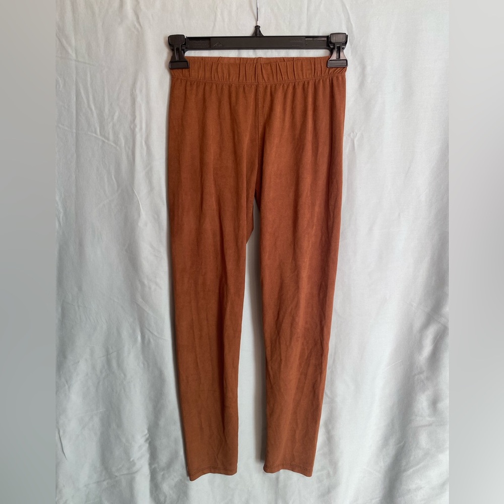 Girls Faux Suede Leggings